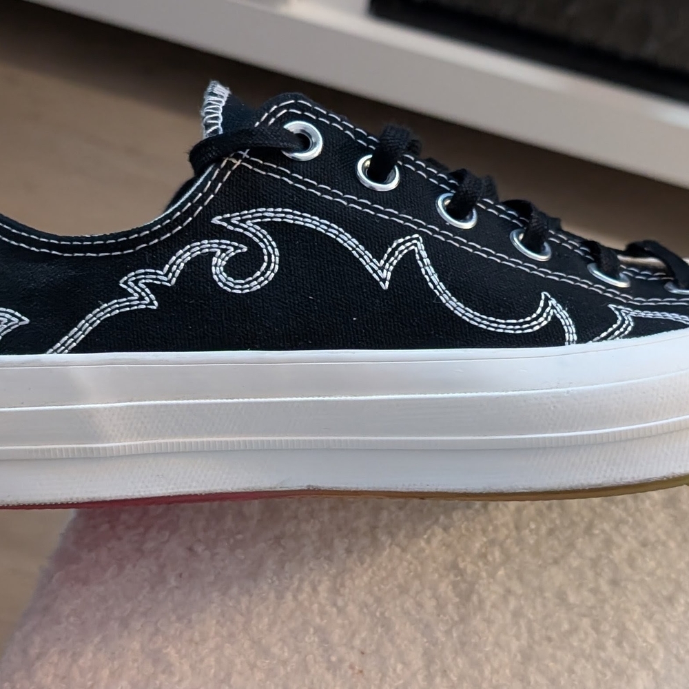 Converse Black and White Canvas Sneakers